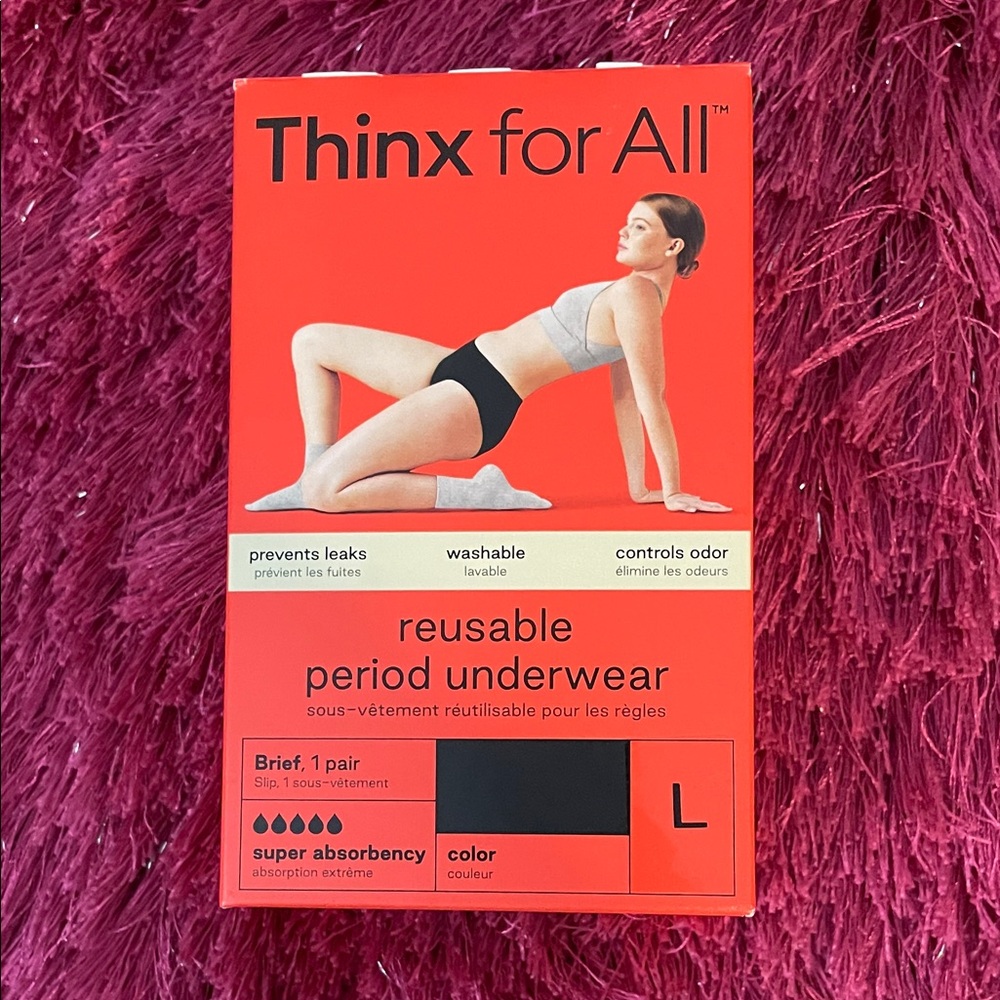 Thinx for All Reusable Period Underwear - Black